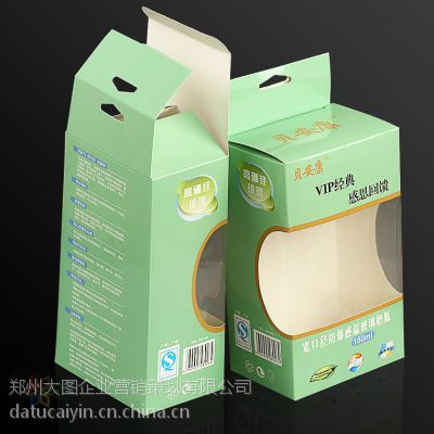 郑州专业白卡纸盒包装设计印刷 透视窗纸盒的创意与应用