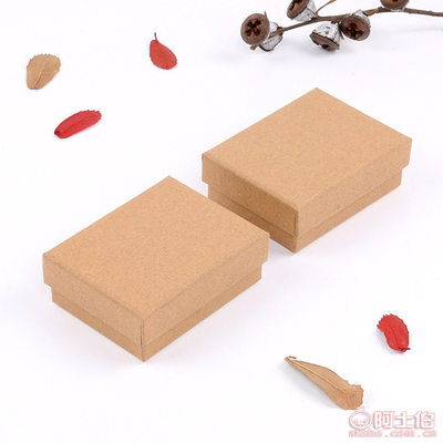 复古牛皮纸首饰盒 匠心定制，为每一件饰品赋予独特仪式感